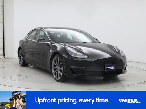 Black 2020 Tesla Model 3 Performance