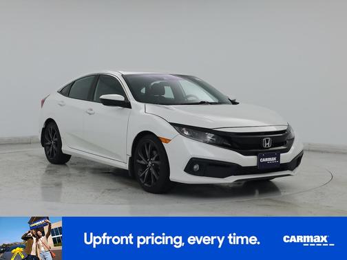 White 2021 Honda Civic Sport