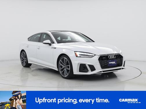 White 2024 Audi A5 Sportback S-Line Premium