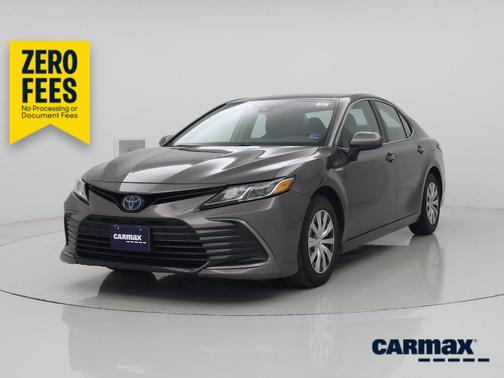 Gray 2021 Toyota Camry Hybrid LE