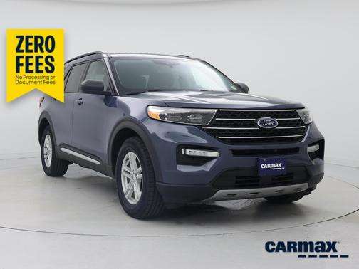 Blue 2021 Ford Explorer XLT