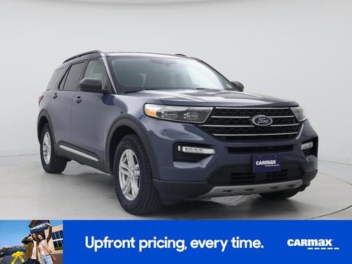 Blue 2021 Ford Explorer XLT