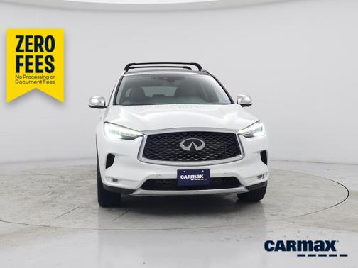 White 2023 INFINITI QX50 Sensory
