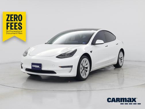 White 2021 Tesla Model 3 Standard Range Plus