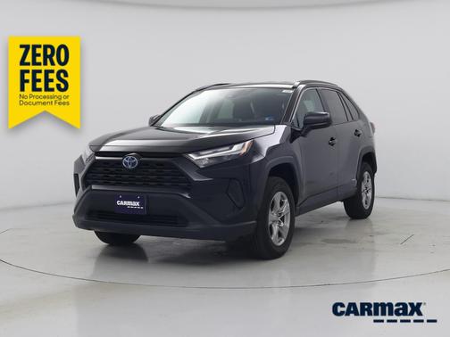 Black 2024 Toyota RAV4 Hybrid LE