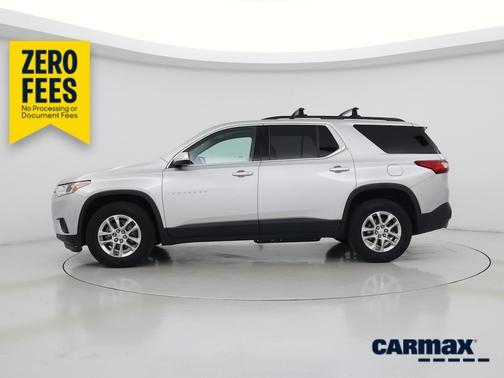 Silver 2020 Chevrolet Traverse LT Cloth