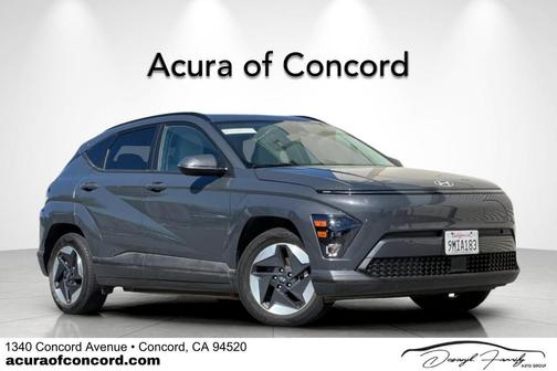 Gray Pearl 2024 Hyundai KONA EV SEL