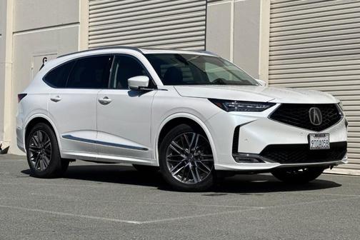 White 2025 Acura MDX Advance Package