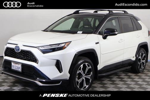 Blizzard Pearl/Midnight Black Metallic 2022 Toyota RAV4 Prime XSE