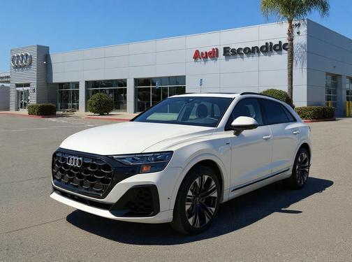 Glacier White Metallic 2026 Audi Q8 55 Premium Plus
