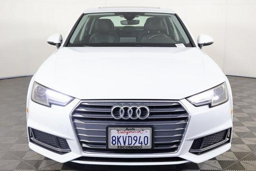 Glacier White Metallic 2019 Audi A4 2.0T Premium