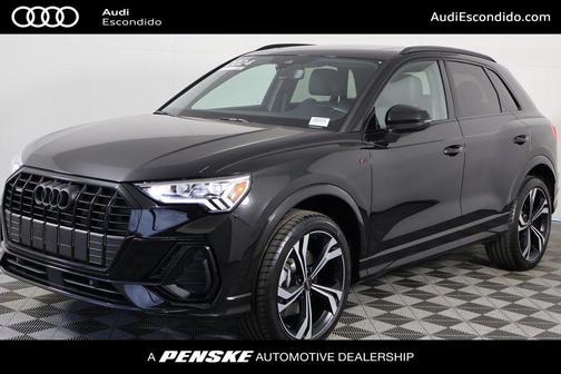 Mythos Black Metallic 2024 Audi Q3 45 S line Premium Plus