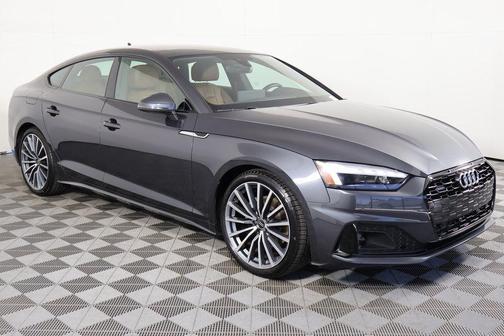 Manhattan Gray Metallic 2023 Audi A5 Sportback Premium Plus