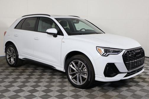 Glacier White Metallic 2023 Audi Q3 45 S line Premium Plus