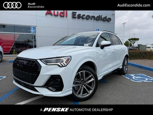 Glacier White Metallic 2023 Audi Q3 45 S line Premium Plus