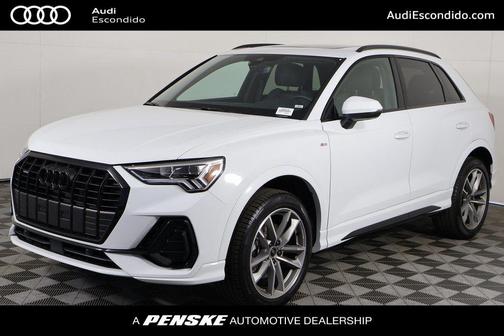 Glacier White Metallic 2023 Audi Q3 45 S line Premium Plus
