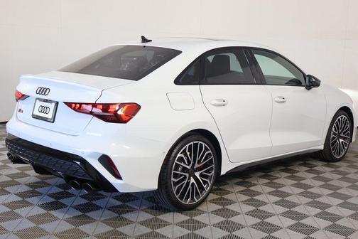 glacier white metallic 2026 Audi S3 TFSI quattro S tronic