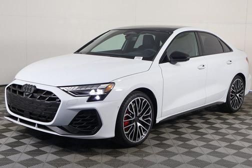 glacier white metallic 2026 Audi S3 TFSI quattro S tronic