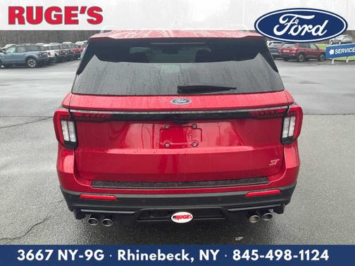 Rapid Red Metallic Tinted Clearcoat 2025 Ford Explorer ST
