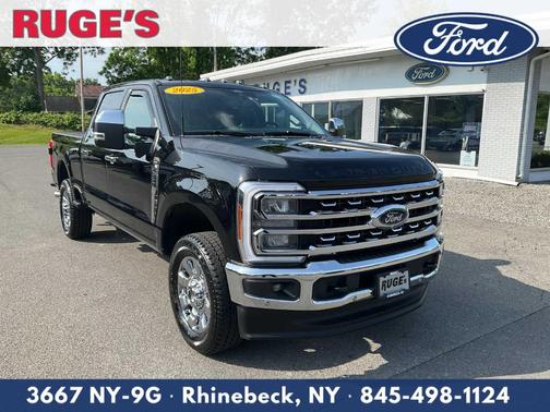 Agate Black Metallic 2025 Ford F-350 Lariat Super Duty