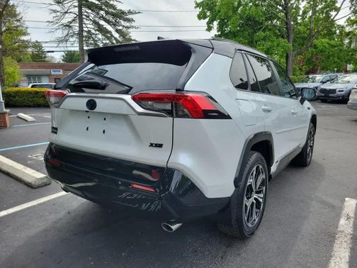 Wind Chill Pearl / Midnight Black Metallic 2024 Toyota RAV4 Prime XSE