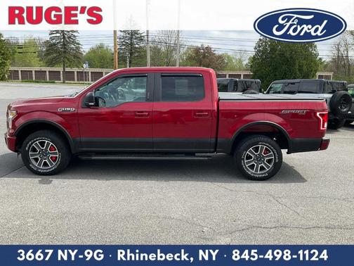 Ruby Red Metallic Tinted Clearcoat 2016 Ford F-150 XLT