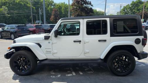 Bright White Clearcoat 2023 Jeep Wrangler 4xe Sahara