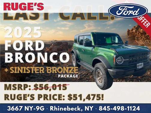 Eruption Green Metallic 2025 Ford Bronco Big Bend