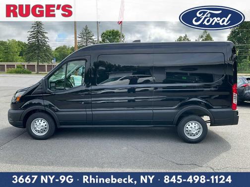 Agate Black Metallic 2026 Ford Transit-250 148 WB Medium Roof Cargo