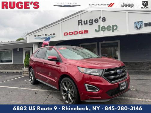Ruby Red Metallic Tinted Clearcoat 2016 Ford Edge Sport
