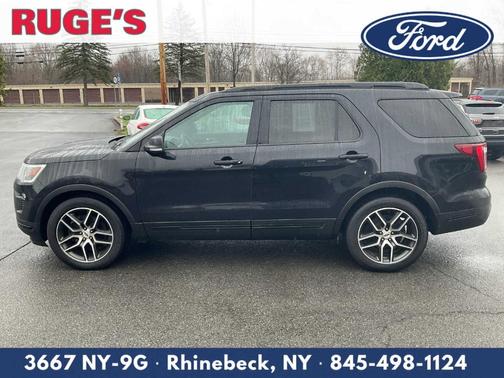 Agate Black 2019 Ford Explorer sport