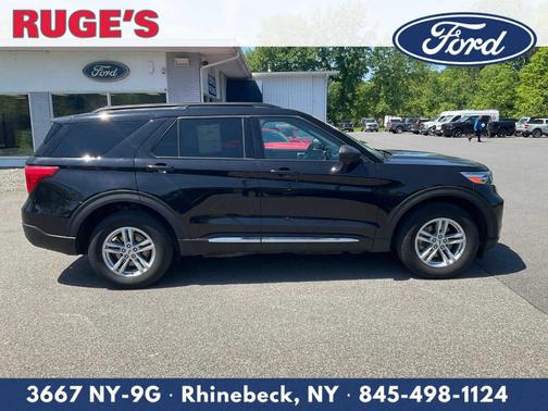 Agate Black 2022 Ford Explorer XLT