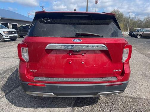 Red 2023 Ford Explorer XLT