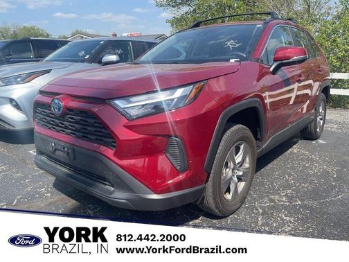 Red 2024 Toyota RAV4 Hybrid XLE