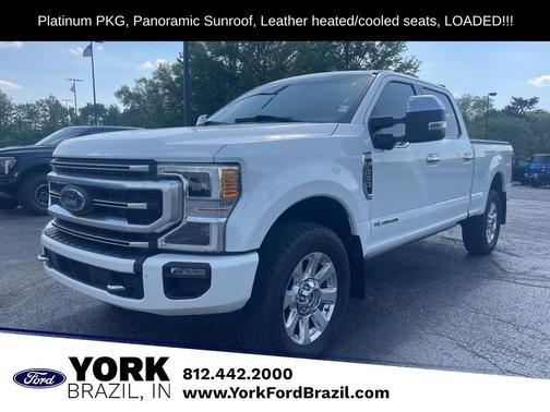 White 2020 Ford F-250 Platinum