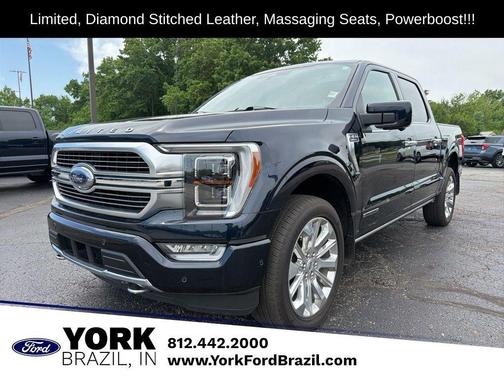 Blue 2023 Ford F-150 Limited