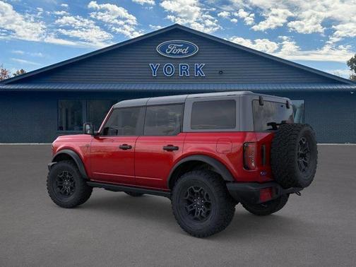 Red 2026 Ford Bronco Badlands