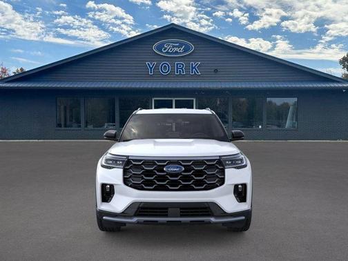 White 2026 Ford Explorer Platinum