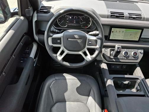 Santorini Black Metallic 2023 Land Rover Defender 110 SE