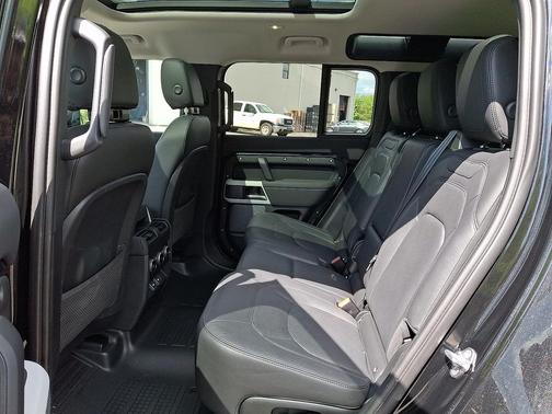 Santorini Black Metallic 2023 Land Rover Defender 110 SE