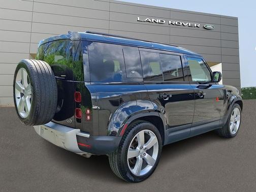 Santorini Black Metallic 2023 Land Rover Defender 110 SE