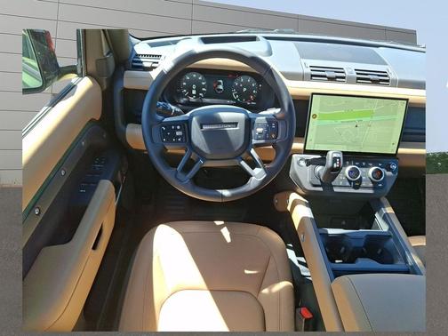 Woolstone Green Metallic 2026 Land Rover Defender P400 X-Dynamic SE