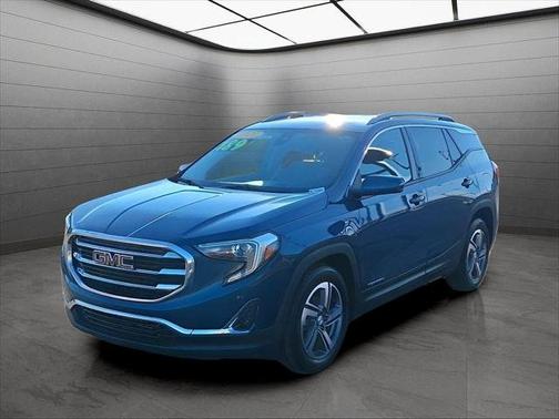Blue Emerald Metallic 2021 GMC Terrain FWD 4dr SLT