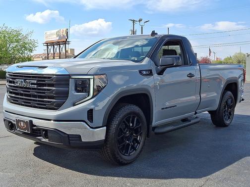 Thunderstorm Gray 2025 GMC Sierra 1500 4WD Reg Cab 140" Pro