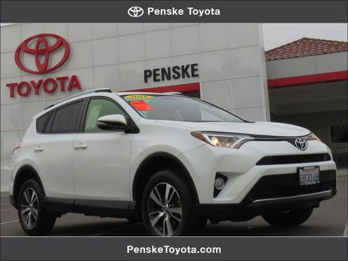 Super White 2016 Toyota RAV4 XLE