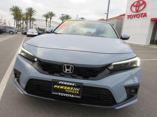 Morning Mist Metallic 2024 Honda Civic Sport Touring