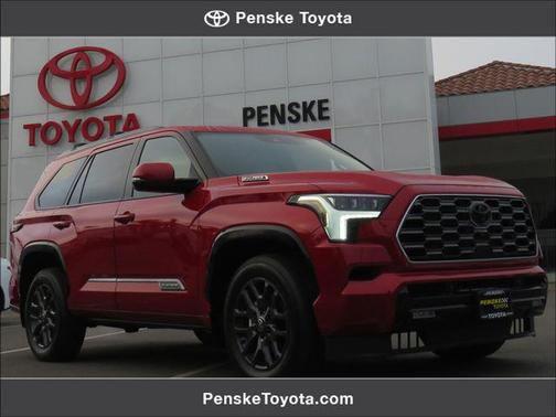 Supersonic Red 2026 Toyota Sequoia Platinum