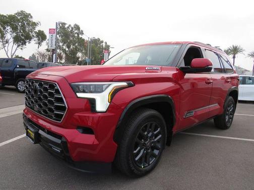 Supersonic Red 2026 Toyota Sequoia Platinum