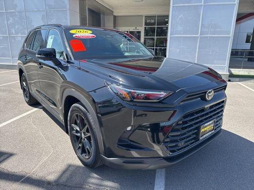 Midnight Black Metallic 2026 Toyota Highlander Hybrid Base