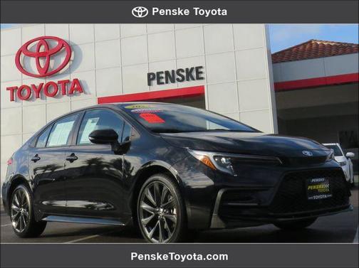 Midnight Black Metallic 2024 Toyota Corolla SE Sedan